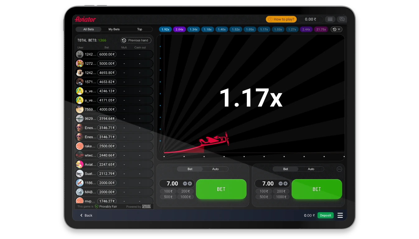 Detailed information about the game aviator on the platform 1win